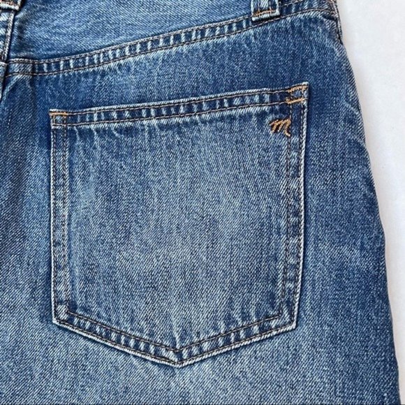 Madewell Rigid Denim A Line Skirt Womens 26 Summer Festival Casual Vacation - Picture 6 of 13
